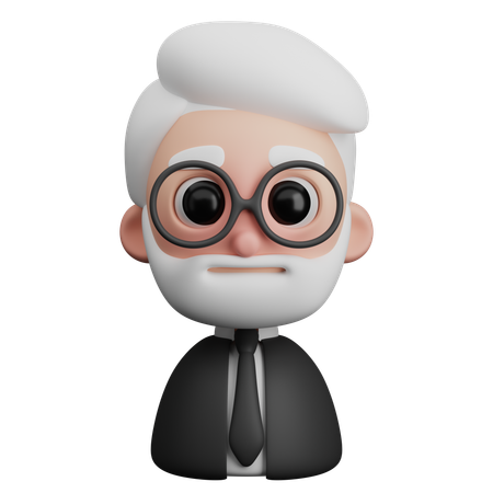 Beard Man  3D Icon