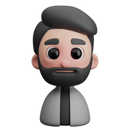 Beard Mna  3D Icon