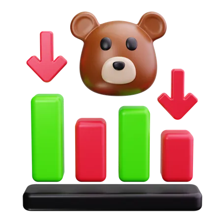 Bearish  3D Icon