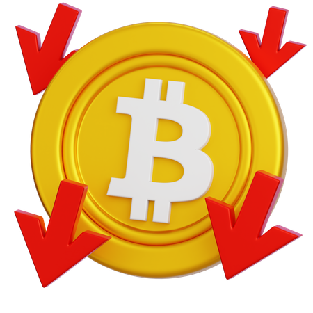 Bärischer Bitcoin  3D Icon