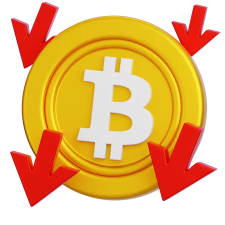 Bärischer Bitcoin  3D Icon