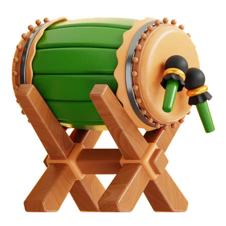 Beating Drum  3D Icon
