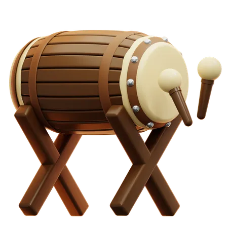 Beating Drum  3D Icon