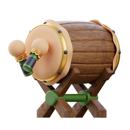 Beating Drum  3D Icon