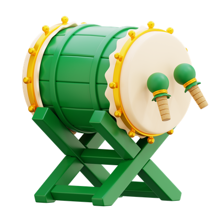 Beating Drum  3D Icon