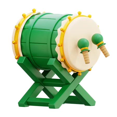 Beating Drum  3D Icon