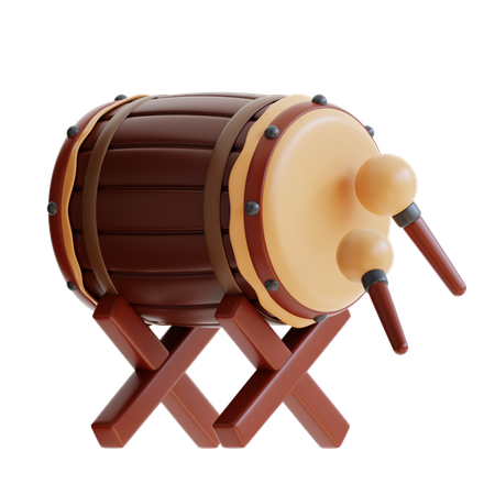 Beating Drum  3D Icon