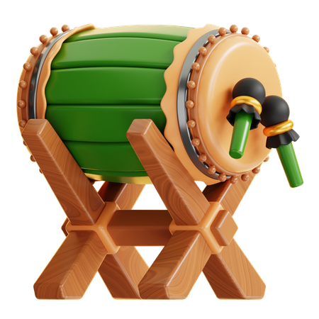 Beating Drum  3D Icon