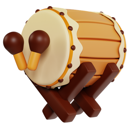 Beating Drum  3D Icon