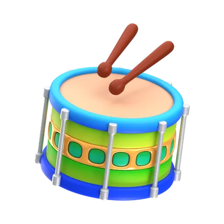 Beating Drum  3D Icon