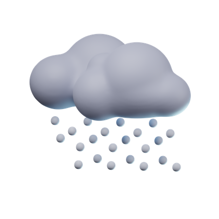 Beaucoup de neige  3D Icon