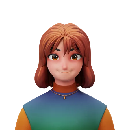 Belle femme  3D Illustration