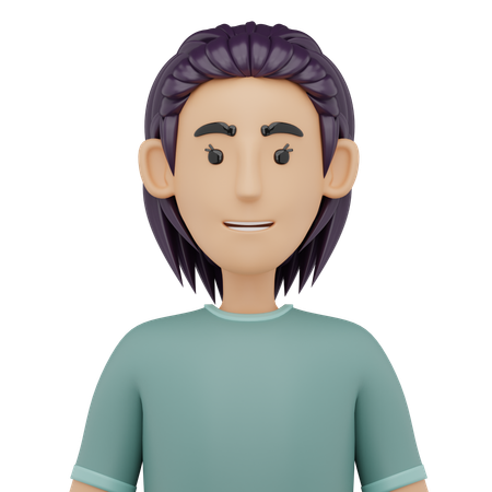 Beautiful Girl Avatar  3D Icon