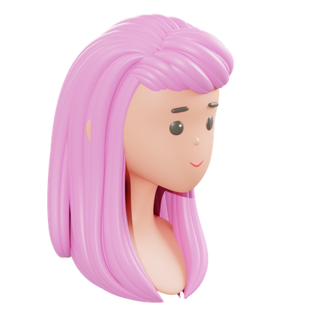 Beautiful Woman  3D Illustration