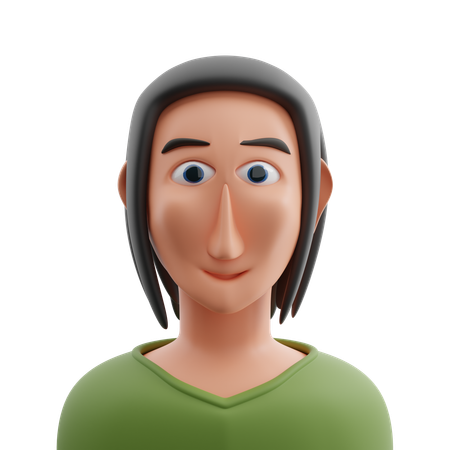Beautiful Woman Avatar  3D Icon