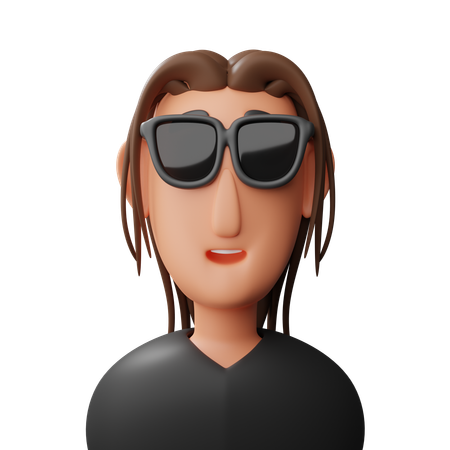 Beautiful Women Avatar  3D Icon