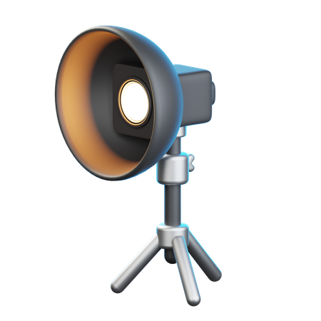 Beauty Dish Lighting  3D Icon