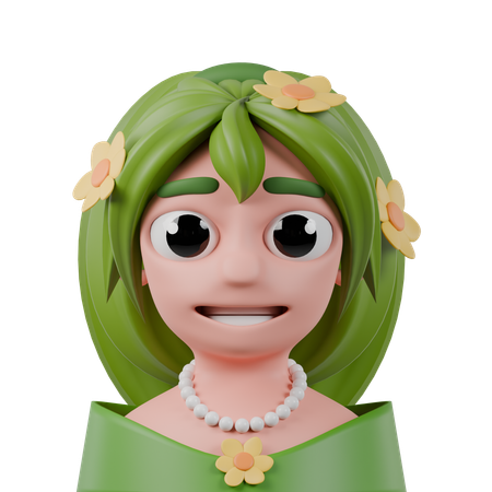 Beauty Girl  3D Icon