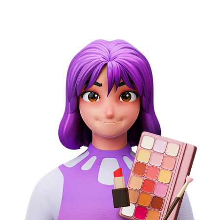 Beauty Vlogger  3D Icon