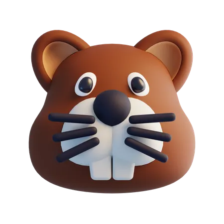 Beaver  3D Icon