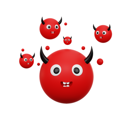 Bébé démon  3D Icon