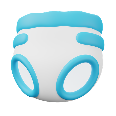 Pañal de bebe  3D Icon
