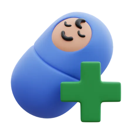 Bebé pediátrico  3D Icon