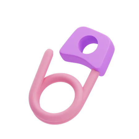 Épingle à bébé  3D Icon