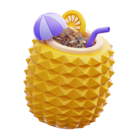 Bebida de abacaxi  3D Icon