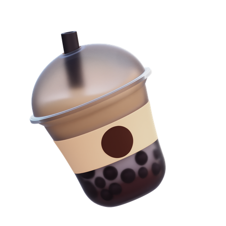 Bebida de bolha  3D Icon