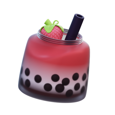 Bebida de bolha  3D Icon