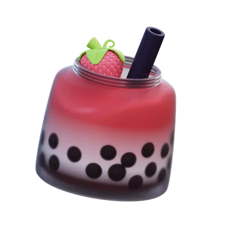 Bebida de bolha  3D Icon