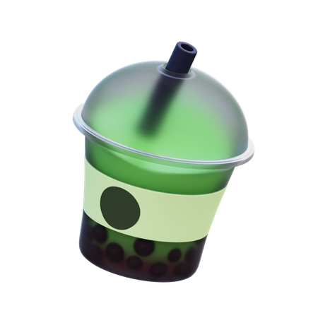 Bebida de bolha  3D Icon