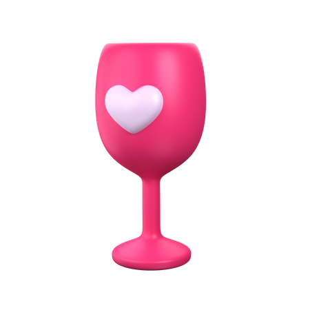Bebida de amor  3D Icon