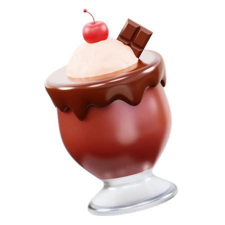 Bebida de chocolate  3D Icon