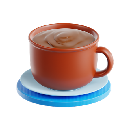 Bebida de chocolate caliente  3D Icon