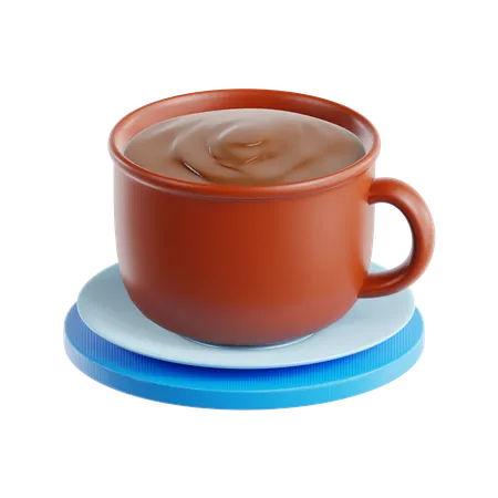 Bebida de chocolate caliente  3D Icon