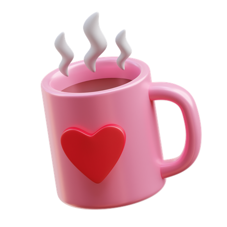 Bebida de chocolate caliente  3D Icon