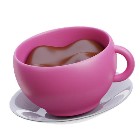 Bebida de chocolate quente  3D Icon