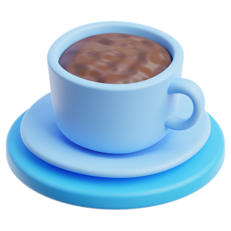 Bebida de chocolate quente  3D Icon