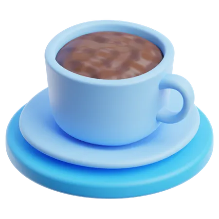 Bebida de chocolate quente  3D Icon