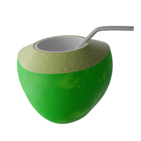 Bebida de coco  3D Icon