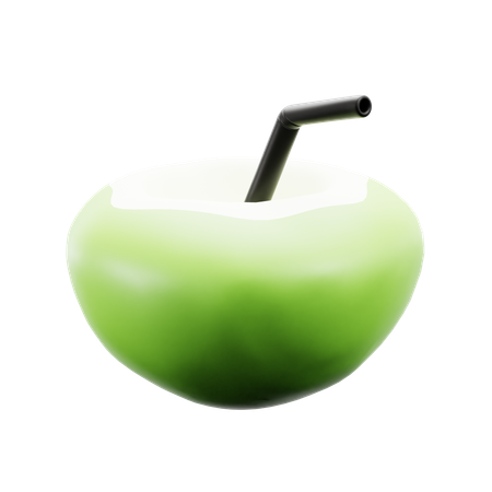 Bebida de coco  3D Icon