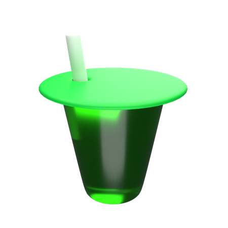 Bebida de gelatina  3D Icon