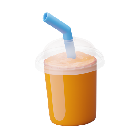 Bebida de jugo  3D Icon