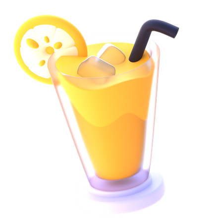 Bebida de limão  3D Icon