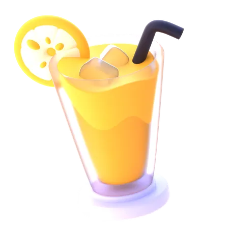 Bebida de limon  3D Icon