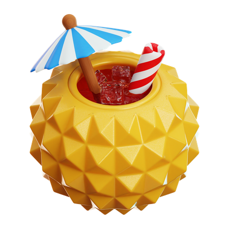 Bebida de piña  3D Icon