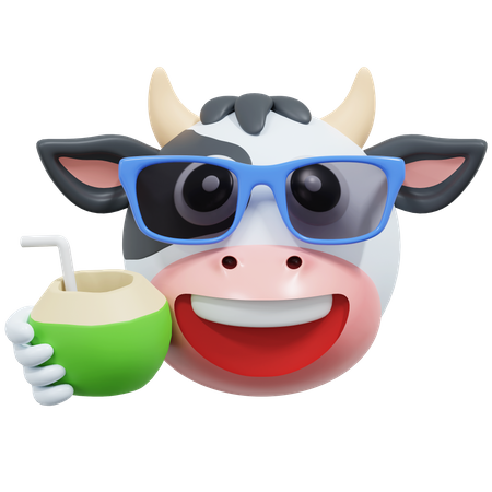 Vaca bebe coco  3D Icon