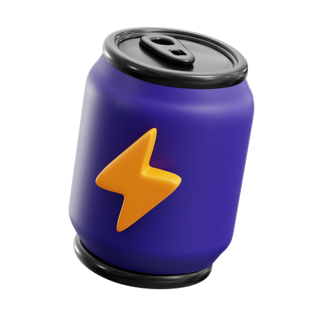 Bebida energética  3D Icon